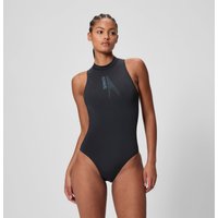 Maillot de bain Femme Boom Hydrasuit uni noir/turquoise