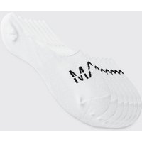 Pack De 7 Pares De Calcetines Invisibles Man, Blanco