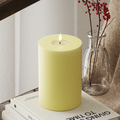 LED Bougie pilier Ø 10 x 15 cm Jaune clair