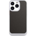 Apple iPhone 13 Pro Handy NIVOcore frozen Hülle Handyhülle NIVOcore Schutzhülle Frozen Carbon Metallic Look Muster