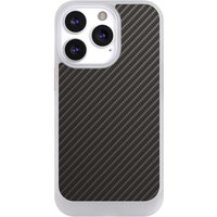 Apple iPhone 13 Pro Handy NIVOcore frozen Hülle Handyhülle NIVOcore Schutzhülle Frozen Carbon Metallic Look Muster