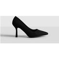 Zapatos De Salón Bajos Con Tacón De Aguja, Negro