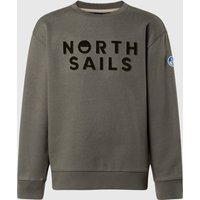 North Sails - Felpa con maxi logoNorth SailsCity grey6