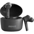 Maxell Bass 13 Sync Up Wireless Bluetooth In-Ear-Kopfhörer mit Ladegerät Fall schwarz (MAXELL HOME STUDIO)