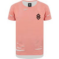 T-Shirts St Alpha Layered Longline T-Shirt with Rips in Rose Tan - Saint & Sinner / S - Tokyo Laundry