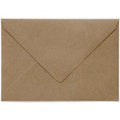 Envelop Papicolor EA5 156x220mm recycled kraft bruin pak à 6 stuks
