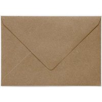 Envelop Papicolor EA5 156x220mm recycled kraft bruin pak à 6 stuks