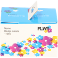 FLWR Dymo 11356 naambadges 41 mm x 89 mm wit