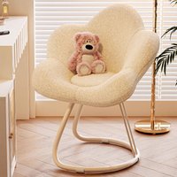 Makeup chair, backrest dressing table chair, cream style stool, modern minimalist bedroom rotating nail chair for home use