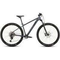 Cube Reaction SLX Hardtail Mountain Bike - 2026 - Metallic Grey / Black, XL