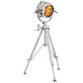 Casa Padrino Luxus Industrial Studioleuchte Marine Lampe Stehleuchte im Industrie Design - Polished Aluminium - Luxus QualitÃ¤t