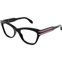 Alexander McQueen Femme Alexander McQueen AM0401O 003 Montures optiques Acétate Noir  Cat Eye