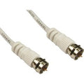 0.5m White Satellite Cable F-Type Sky Virgin Freesat