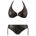 ACQUADICOCCO maillot de bain 2 pièces triangle coques Gold & Bronze