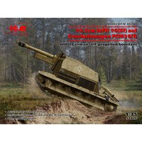10.5cm leFH 16(Sf)auf Geschutzwagen FCM36(f), WWII German self-propelled howitzer