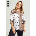Luisa Viola BLUSA IN DOPPIA GEORGETTE STAMPATA Donna