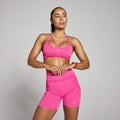 Damski Biustonosz Sportowy MP Hybrid z Ramiączkami - Cukierkowy Róż - XL