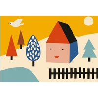Petit Monkey poster house 29.7 x 42 cm