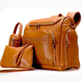Diaper Bag Backpack - Madison - Vegan Leather Diaper Bag Backpack - madie-brown