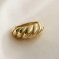 Gold Ring - Mason & Madison Croissant Dôme Ring - 7