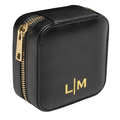 Leather Jewelry Box - La Madison Jewelry Box - Black