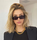 Chunky Gold Chain Necklace - Mason & Madison Chunky Chain Necklace - Black
