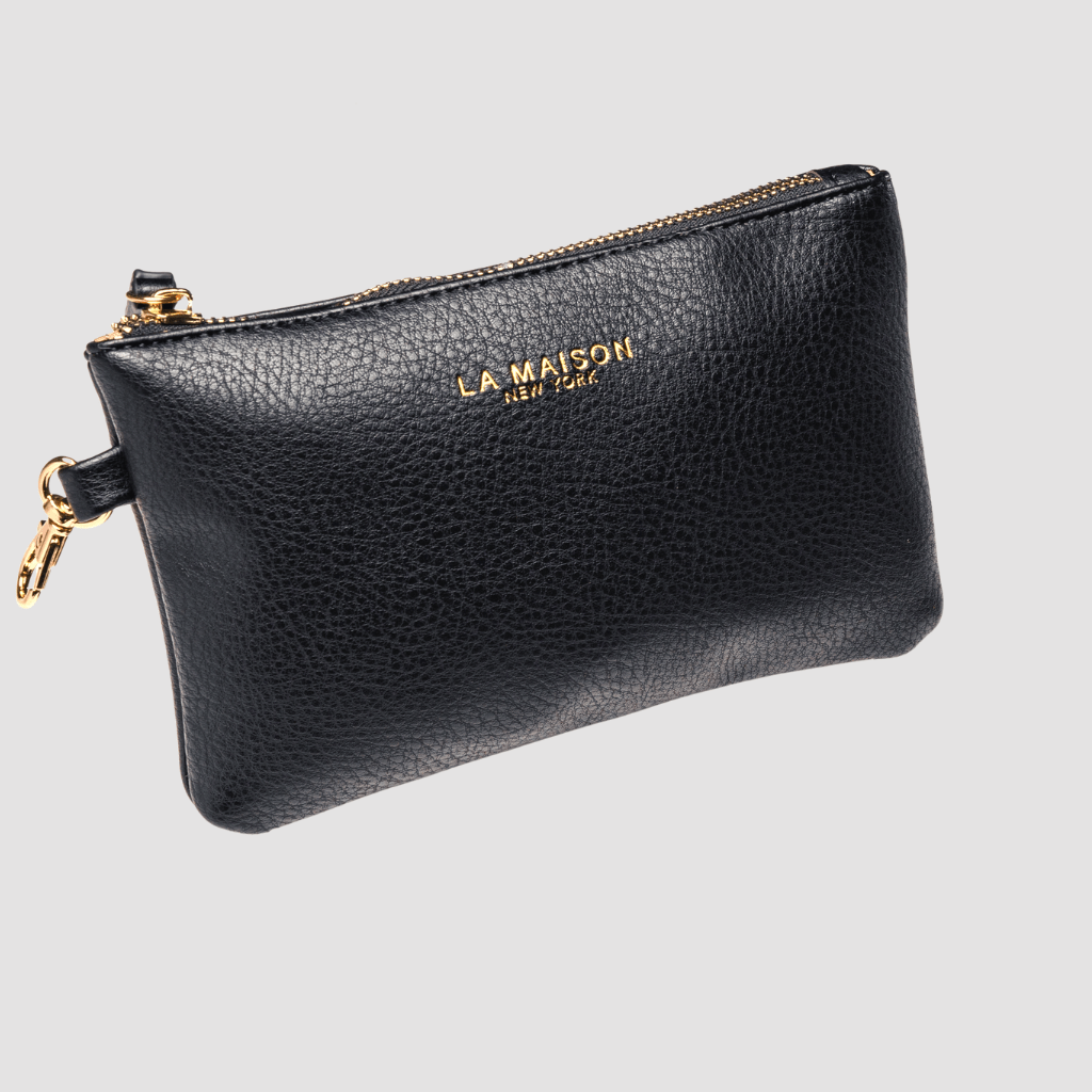 Leather Pouch - La Maison - Black