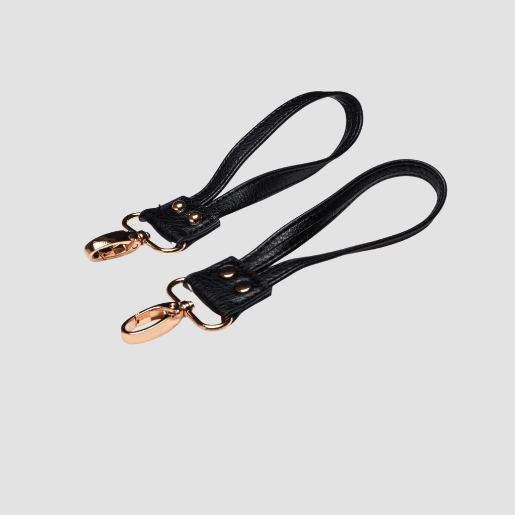 Key Chain Stroller Straps - La Maison - Black