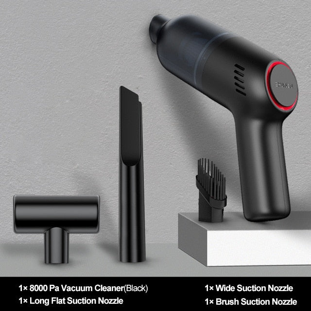 Handheld Car Vacuum | Cordless Handheld Mini Vacuum - Black