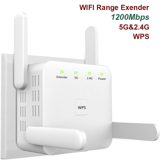 Portable Wifi Extender | 1,200Mbps 5G | High-Speed Connectivity - USA | Canada | Mexico