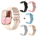 Pro Smart Watch | Bluetooth Compatible Fitness Tracker - Gold With 5 Strap