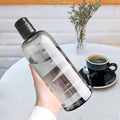 Hydration-Tracking Water Bottle | Leak-Proof Design - 700ml Black