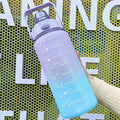 Leak-Proof Water Bottle | 2L | Hydration Tracking - Purple