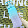Leak-Proof Water Bottle | 2L | Hydration Tracking - Green