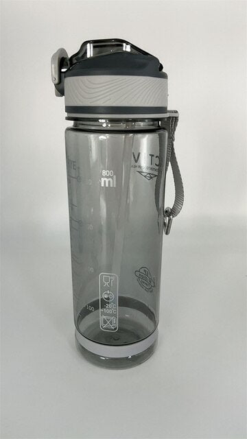 Hydrating Water Bottle | 800ML | Versatile Use - Gray