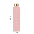 Water Bottle | 1L | Time Marker Feature - Pink