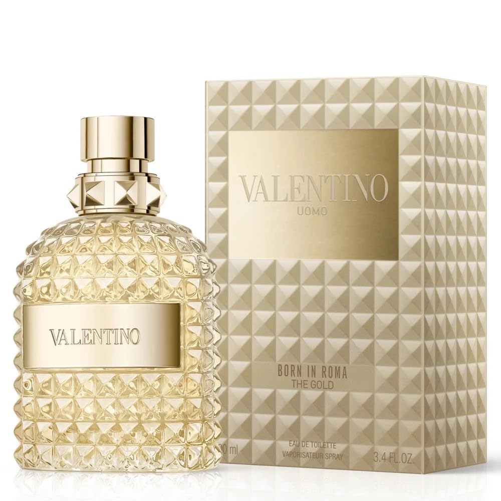 Valentino Uomo Born In Roma The Gold EDT | Men 3.4 oz