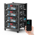 【UL】Vatrer 48V (51.2V) 100Ah Server Rack Lithium Battery - 4 PACK(Free Server Rack Included)