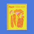 Veggie Fun Facts Print - 12x16" / Natural Frame