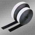 Adhésif scratchant pour porte - Noir / 2 cm / 10 mètres