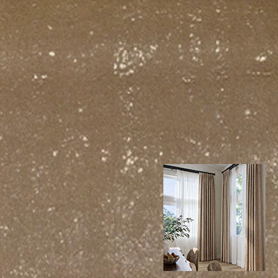 Royalty Tan｜Velvet  curtain fabric sample｜T986-4