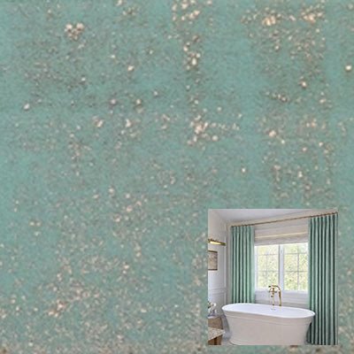 Royalty Aquamarine｜Velvet  curtain fabric sample｜T986-14
