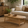 Viora Oval Coffee Table - 40*28*18