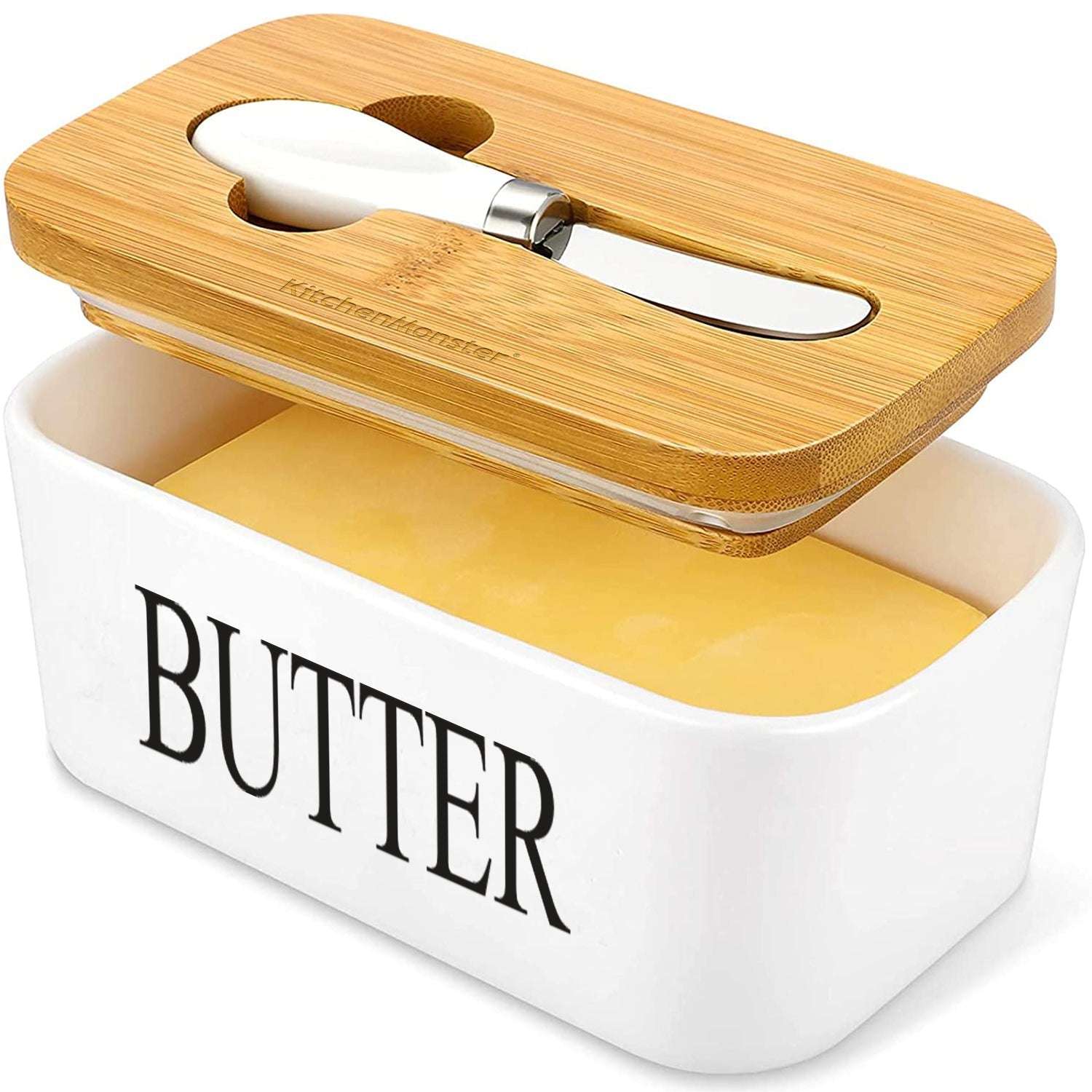 KitchenMonster® Botervloot - Wit