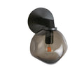CTO Lighting Gaia - Plate - DALI-A Wall Light bronze with shiny opal glass
