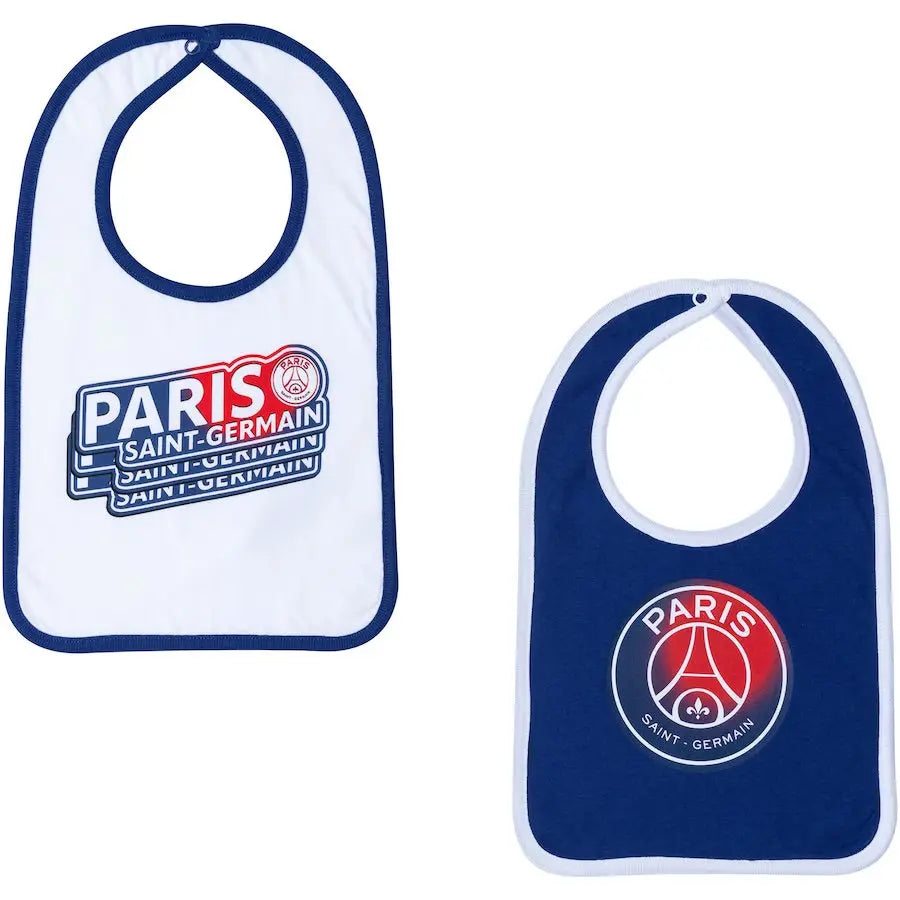 Bavoir Bébé Paris Saint-Germain Core Crest Blanc/Bleu ( PSG )