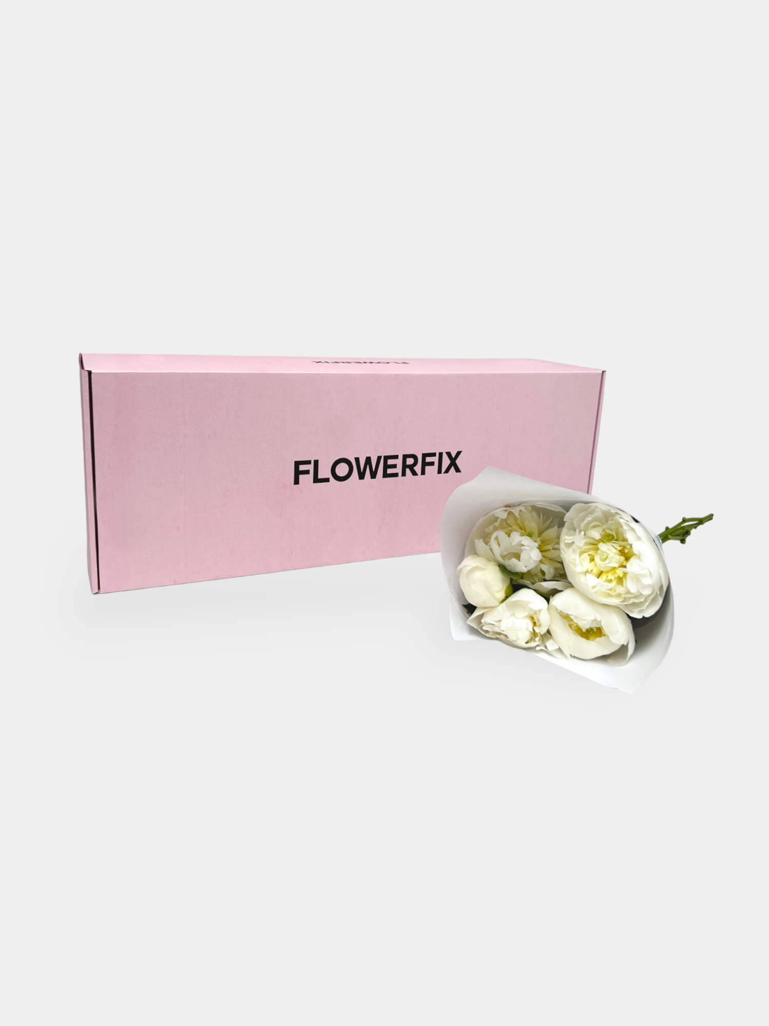 White Peonies - 5 Stems