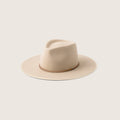Andy Cream | White Felt Sun Hat - S
