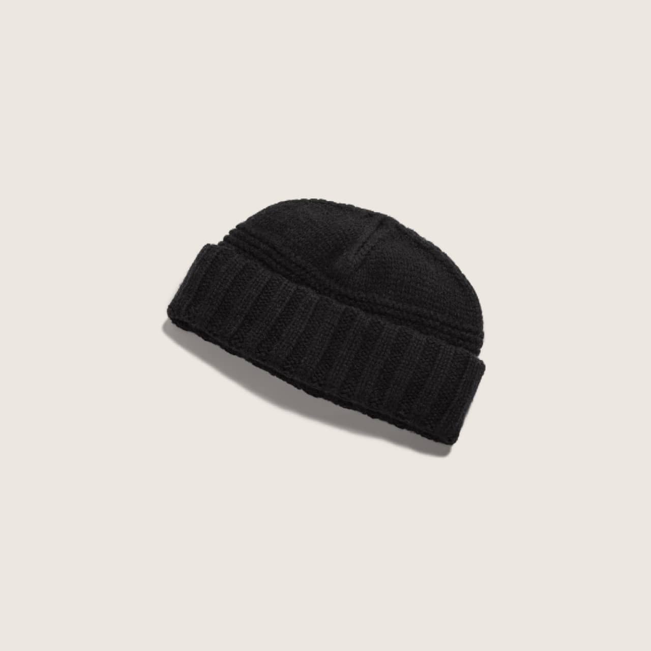 Doc Black | Wool Fishermans Beanie - One Size
