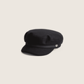Foster Black | Black Newsboy Cap - L